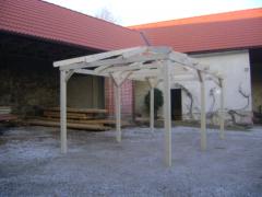 Obrázek: Pergola 3 x 5 m S VALBOVOU STŘECHOU