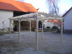 Obrázek: Pergola 3 x 5 m S VALBOVOU STŘECHOU