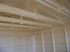 Obrázek: Zahradní domek PETR  4 x 4 m + přístřešek 1,5 m