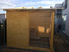 Obrázek Zahradní domek BRIT 2,5 x 5 m s kotcem pro psa