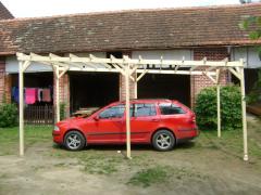 Obrázek: Pergola 3 x 5 m SE SKLONEM DOZADU