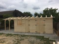 Obrázek: Zahradní domek Pavel 3 x 6 m + přístřešek 2 m
