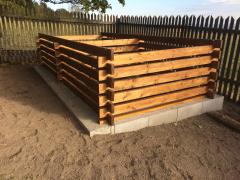 Obrázek: KOMPOSTÉR 2 x 4 m, síla fošen 3,5 cm