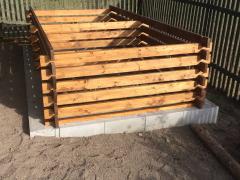 Obrázek: KOMPOSTÉR 2 x 4 m, síla fošen 3,5 cm