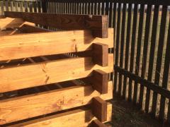 Obrázek: KOMPOSTÉR 2 x 4 m, síla fošen 3,5 cm