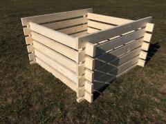 Obrázek: KOMPOSTÉR 1 x 1 m, síla fošen 3,5 cm
