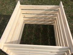 Obrázek: KOMPOSTÉR 1 X 1m síla prken 2 cm