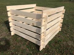Obrázek: KOMPOSTÉR 1,2 X 1,2m síla prken 2 cm