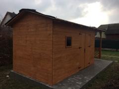 Obrázek: Zahradní domek ERIK 2,5 x 4 m + přístřešek 1,5 m