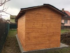 Obrázek: Zahradní domek ERIK 2,5 x 4 m + přístřešek 1,5 m