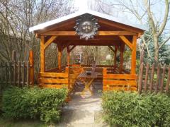 Obrázek: Pergola 3 x 4 m se sedlovou střechou
