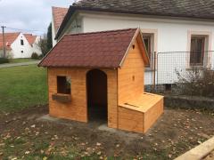 Obrázek: Domeček pro děti 160 x 200 cm + bedna na hračky