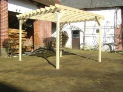 Obrázek: Pergola 3 x 3 m rovná střecha