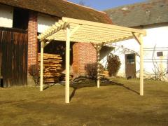 Obrázek: Pergola 3 x 3 m rovná střecha
