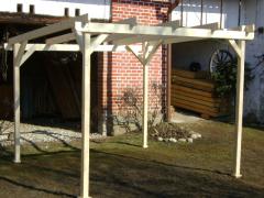 Obrázek: Pergola 3 x 3 m se sklonem hranol 7,5 x 7,5 cm