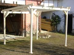 Obrázek: Pergola 3 x 3 m se sklonem hranol 7,5 x 7,5 cm