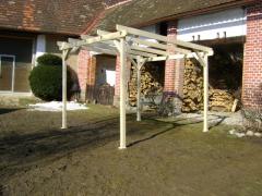 Obrázek: Pergola 3 x 3 m se sklonem hranol 7,5 x 7,5 cm