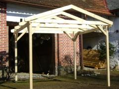 Obrázek: Pergola 3 x 3 m se sedlovou střechou
