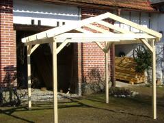Obrázek: Pergola 3 x 3 m se sedlovou střechou
