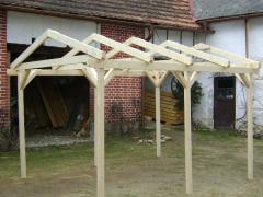 Obrázek: Pergola 3 x 5 m se sedlovou střechou