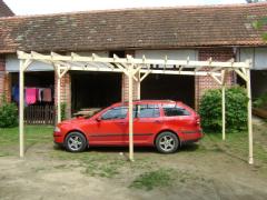 Obrázek: Pergola 3 x 6 m se sklonem dozadu