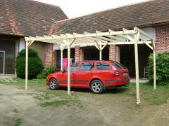 Obrázek: Pergola 3 x 6 m se sklonem dozadu