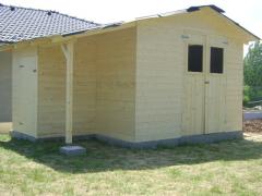Obrázek: Zahradní domek TOM 2,5 x 3 m + přístřešek 1,2 m