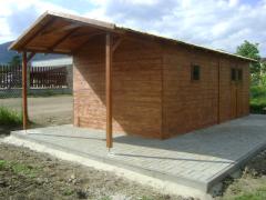 Obrázek: Zahradní domek JIRKA 3 x 6 m + přístřešek 1,5 m