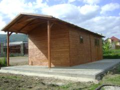 Obrázek: Zahradní domek JIRKA 3 x 6 m + přístřešek 1,5 m
