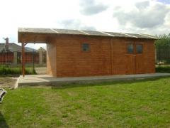 Obrázek: Zahradní domek JIRKA 3 x 6 m + přístřešek 1,5 m