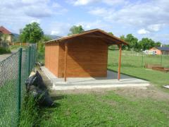 Obrázek: Zahradní domek JIRKA 3 x 6 m + přístřešek 1,5 m