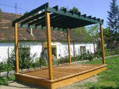 Obrázek: PÍSKOVIŠTĚ 2 x 3 m S PERGOLOU