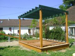 Obrázek: PÍSKOVIŠTĚ 2 x 3 m S PERGOLOU