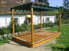 Obrázek: PÍSKOVIŠTĚ 2 x 3 m S PERGOLOU