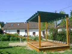 Obrázek: PÍSKOVIŠTĚ 2 x 3 m S PERGOLOU