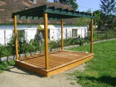 Obrázek: PÍSKOVIŠTĚ 2 x 3 m S PERGOLOU