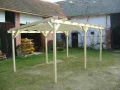 Obrázek PERGOLA 4 x 6 m SE SKLONEM